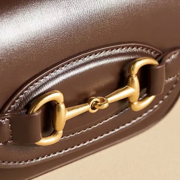 🆕 Anthropologie Delilah Horsebit Structured Mini Bag - Picture 3 of 6